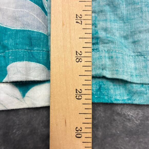 Vtg Kahala Hawaiian Shirt Mens L Blue, White Floral Print Button Up Vacation - Picture 6 of 9